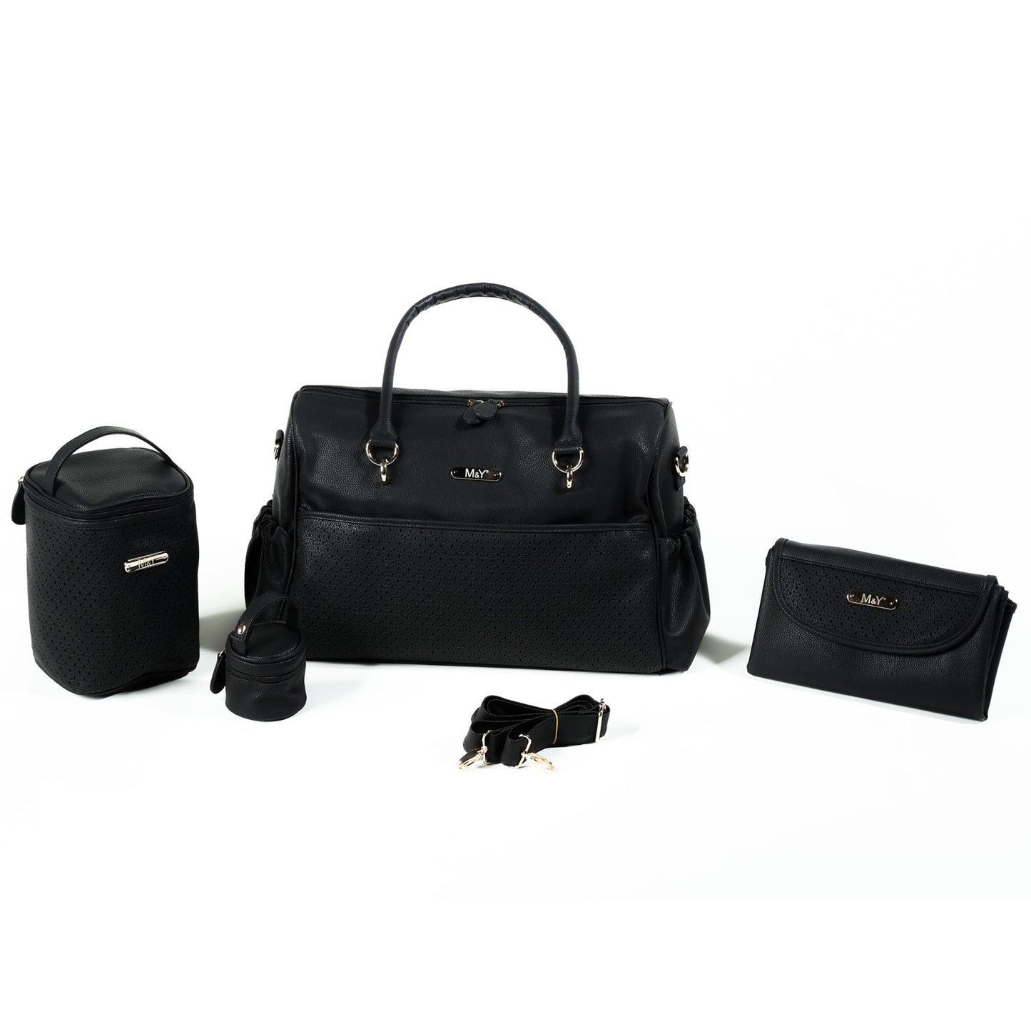 Hestia Mother Baby Care Bag Set - Black